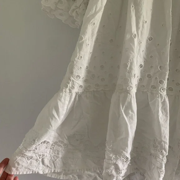 Anthropologie Audrina Eyelet Mini Dress - Picture 5 of 14